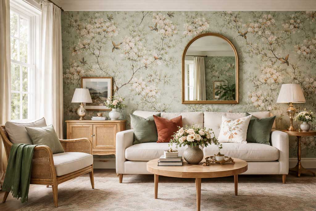 wallpaper in interiors